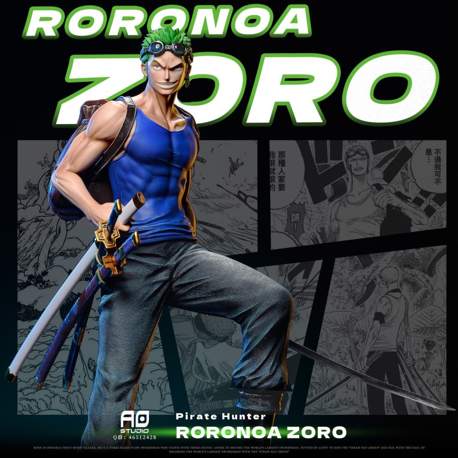 Statues/Figures AO STUDIO One Piece | Ao Studio One Piece: Zoro Series 2. Skypiea Arc Roronoa Zoro [Pre-Or