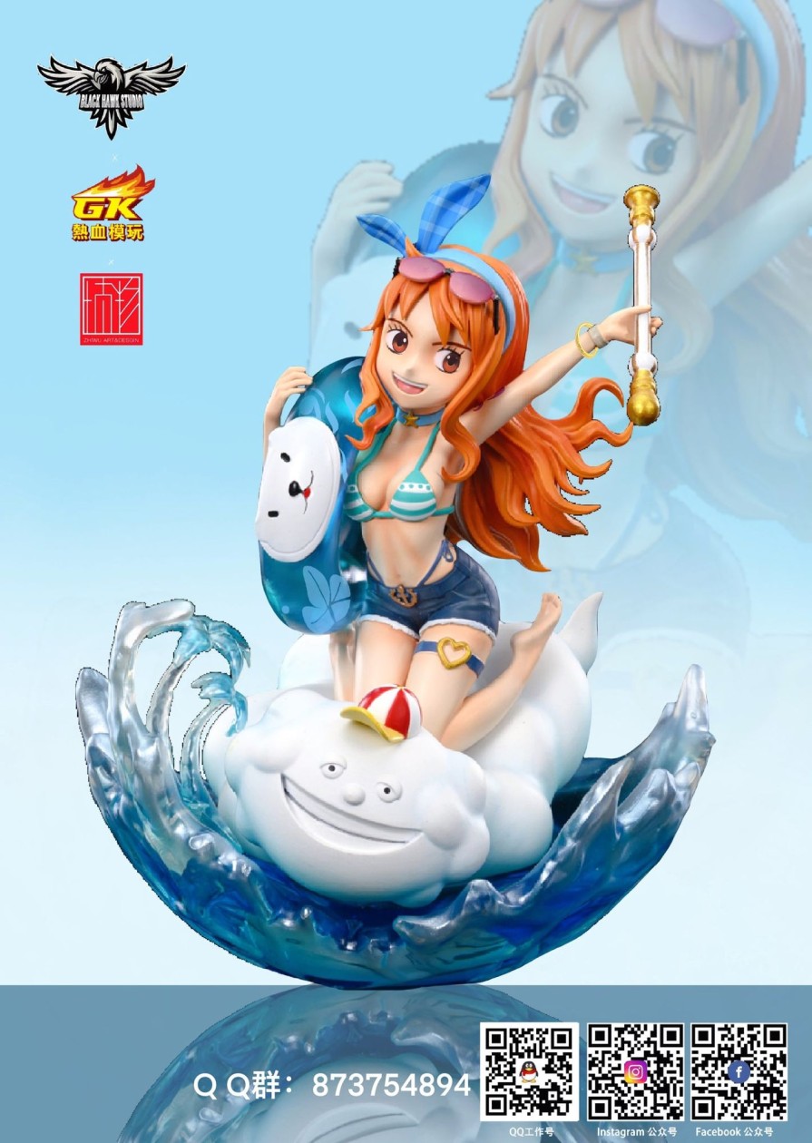 Statues/Figures BLACK HAWK STUDIO One Piece | Black Hawk Studio One Piece: Swimsuit Series 1. Nami [Discontinued]