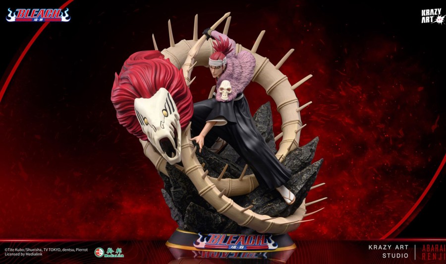 Statues/Figures KRAZY ART STUDIO Bleach | Krazy Art Studio Bleach: Renji Abarai (Licensed) [Pre-Order]