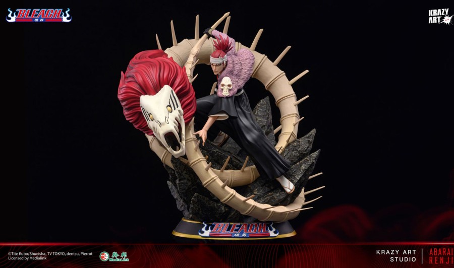 Statues/Figures KRAZY ART STUDIO Bleach | Krazy Art Studio Bleach: Renji Abarai (Licensed) [Pre-Order]