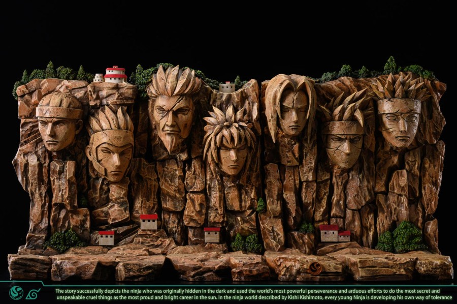 Statues/Figures STONE CUSTOM STUDIO Naruto | Stone Custom Studio Naruto: Wcf Hokage Series, Hokage Rock [Pre-Orde