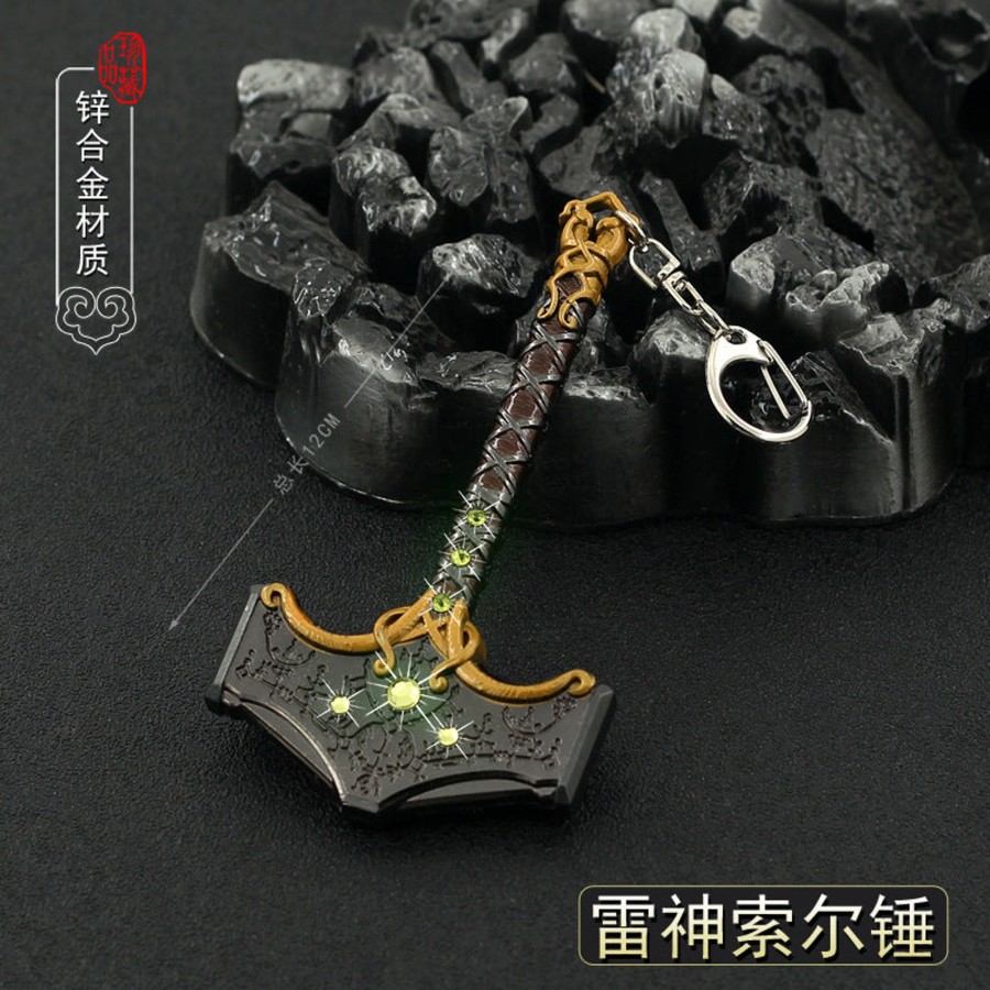 Keychains And Mini Replicas FF COLLECTIBLES | God Of War - Mjolnir Keychain