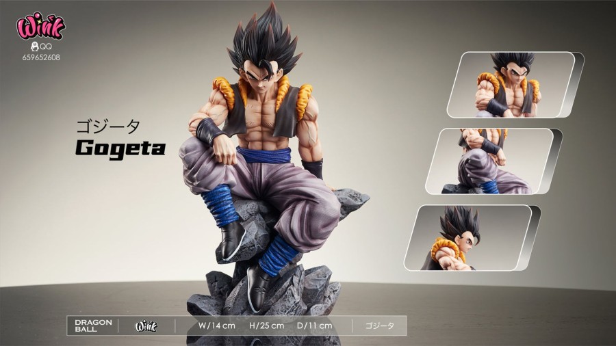 Statues/Figures WINK STUDIO Dragon Ball | Wink Studio Dragon Ball Z: Sitting Series 4. Gogeta [Pre-Order]