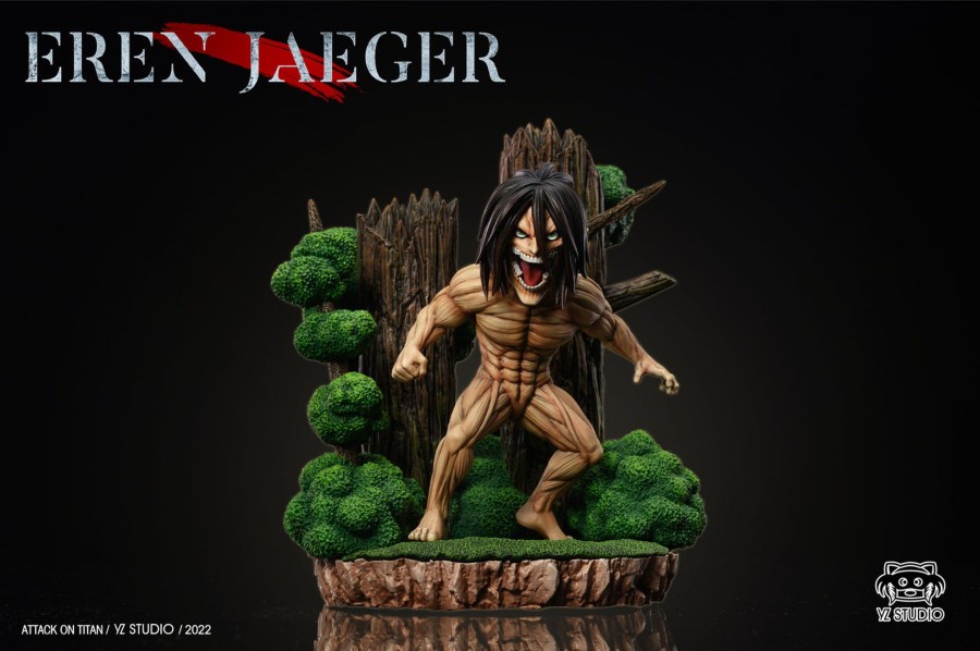 Statues/Figures YZ STUDIO Attack On Titan | Yz Studio Attack On Titan: Nine Titans Series 1. Eren Yeager [Sold O