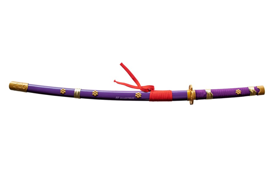 Anime Swords FF COLLECTIBLES | One Piece Enma, The Sword Of Roronoa Zoro (W Free Sword Stand)