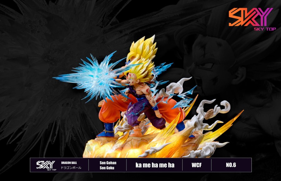 Statues/Figures SKY TOP STUDIO Dragon Ball | Sky Top Studio Dragon Ball Z: Father-Son Kamehameha [Sold Out]