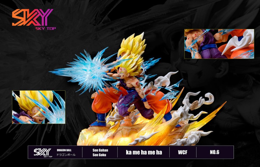 Statues/Figures SKY TOP STUDIO Dragon Ball | Sky Top Studio Dragon Ball Z: Father-Son Kamehameha [Sold Out]