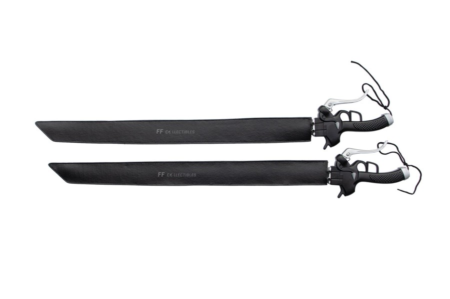 Anime Swords FF COLLECTIBLES | Attack On Titan (Shingeki No Kyojin) - 3Dmg Dual Sword Set (With Free