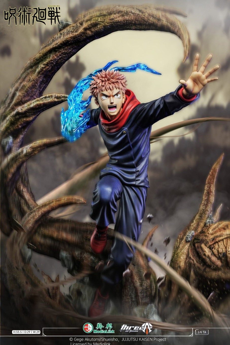 Statues/Figures THREE ARTISAN STUDIO Jujutsu Kaisen | Three Artisan Studio Jujutsu Kaisen: Itadori Yuji (Licensed) [Pre-Or