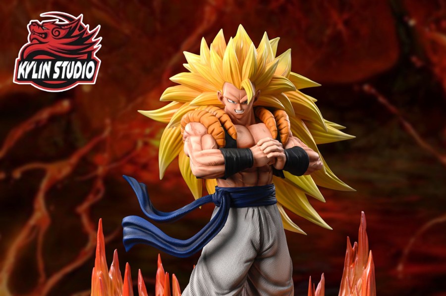 Statues/Figures KYLIN STUDIO Dragon Ball | Kylin Studio Dragon Ball Z: Super Saiyan 3 Series, Gogeta And Vegett