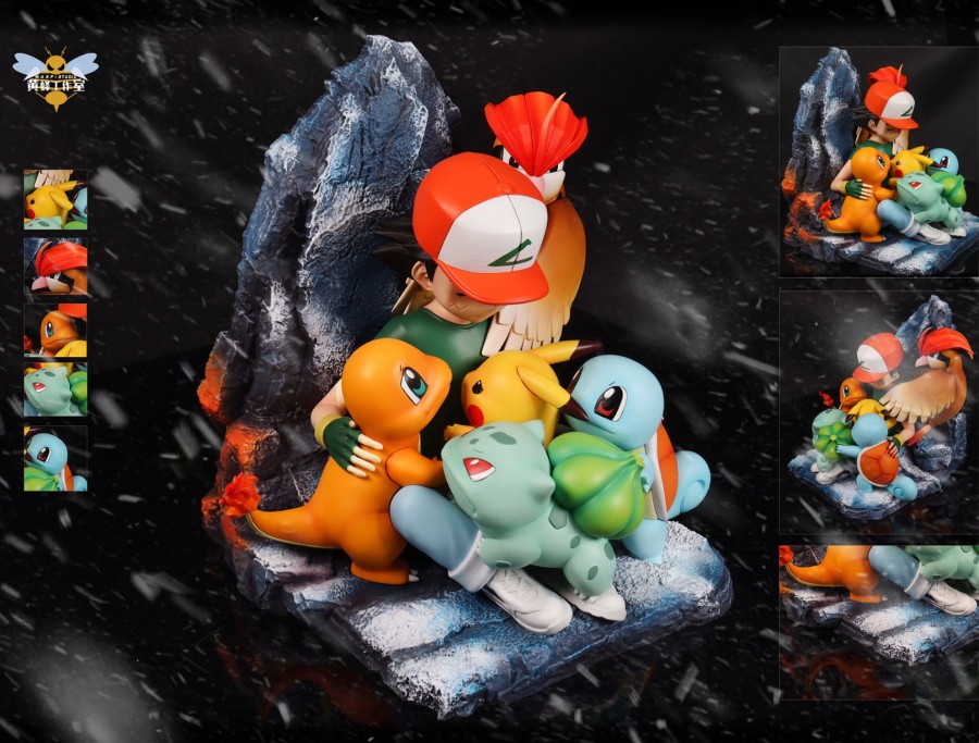 Statues/Figures WASP STUDIO Pokemon | Wasp Studio Pokemon: Character Scene Series 1. Hug For Warmth [In St