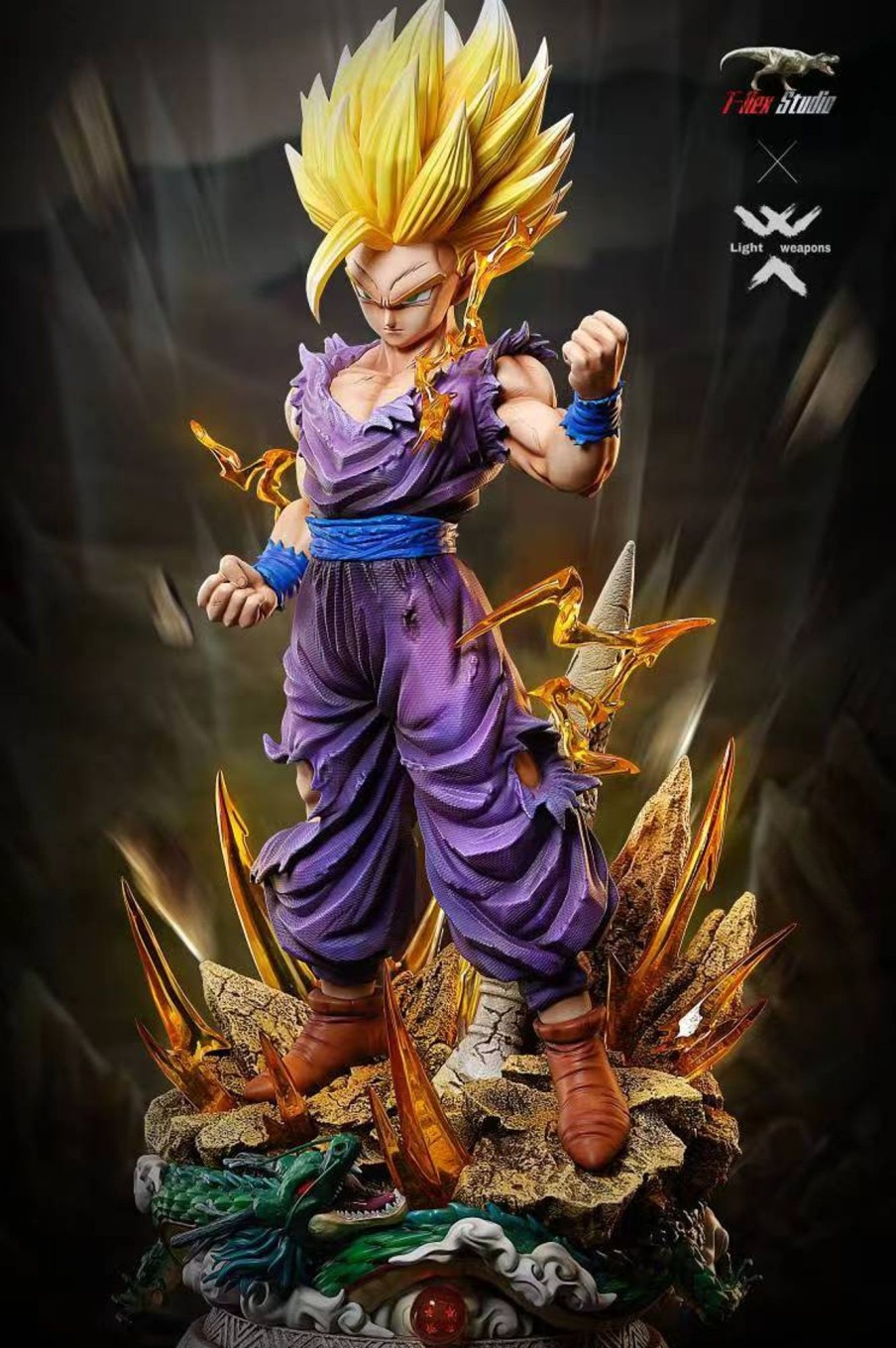 Statues/Figures T-REX STUDIO Dragon Ball | T-Rex X Light Weapons Studio Dragon Ball Z: Super Saiyan 2 Gohan [In