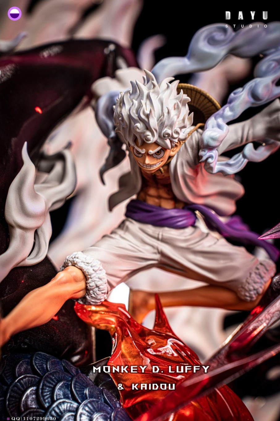 Statues/Figures DAYU STUDIO One Piece | Dayu Studio One Piece: Nika Luffy Vs Kaido [Pre-Order]