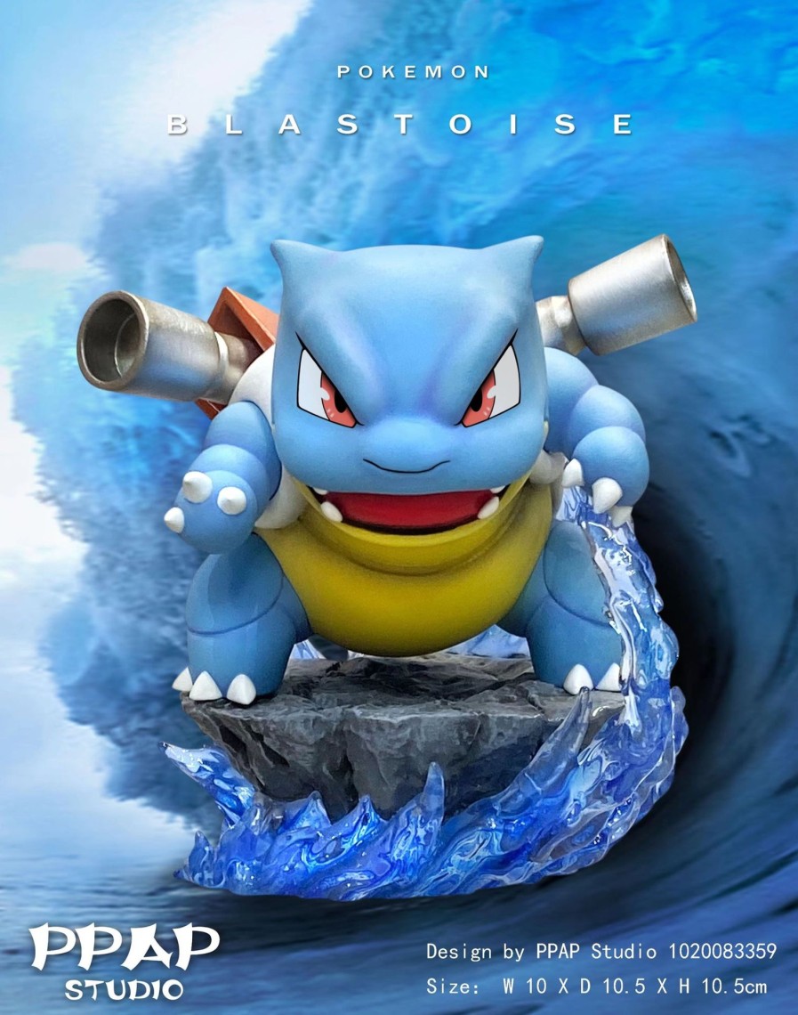 Statues/Figures PPAP STUDIO Pokemon | Ppap Studio Pokemon: Chubby Series, Blastoise [Sold Out]