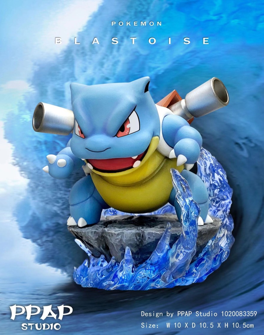 Statues/Figures PPAP STUDIO Pokemon | Ppap Studio Pokemon: Chubby Series, Blastoise [Sold Out]