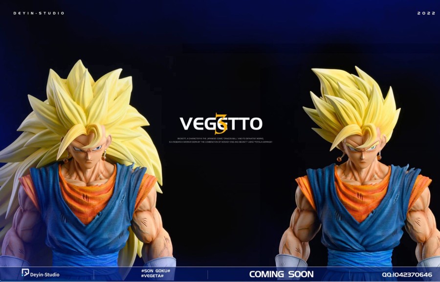 Statues/Figures DEYIN STUDIO Dragon Ball | Deyin Studio Dragon Ball Z: Super Saiyan 3 Vegetto [Sold Out]