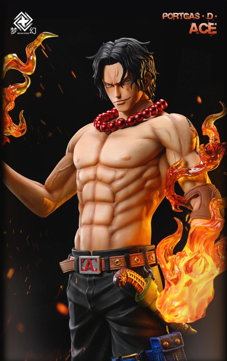 Statues/Figures DREAM STUDIO One Piece | Dream Studio One Piece: 3Rd Anniversary Portgas D. Ace Bust 1/3 [In