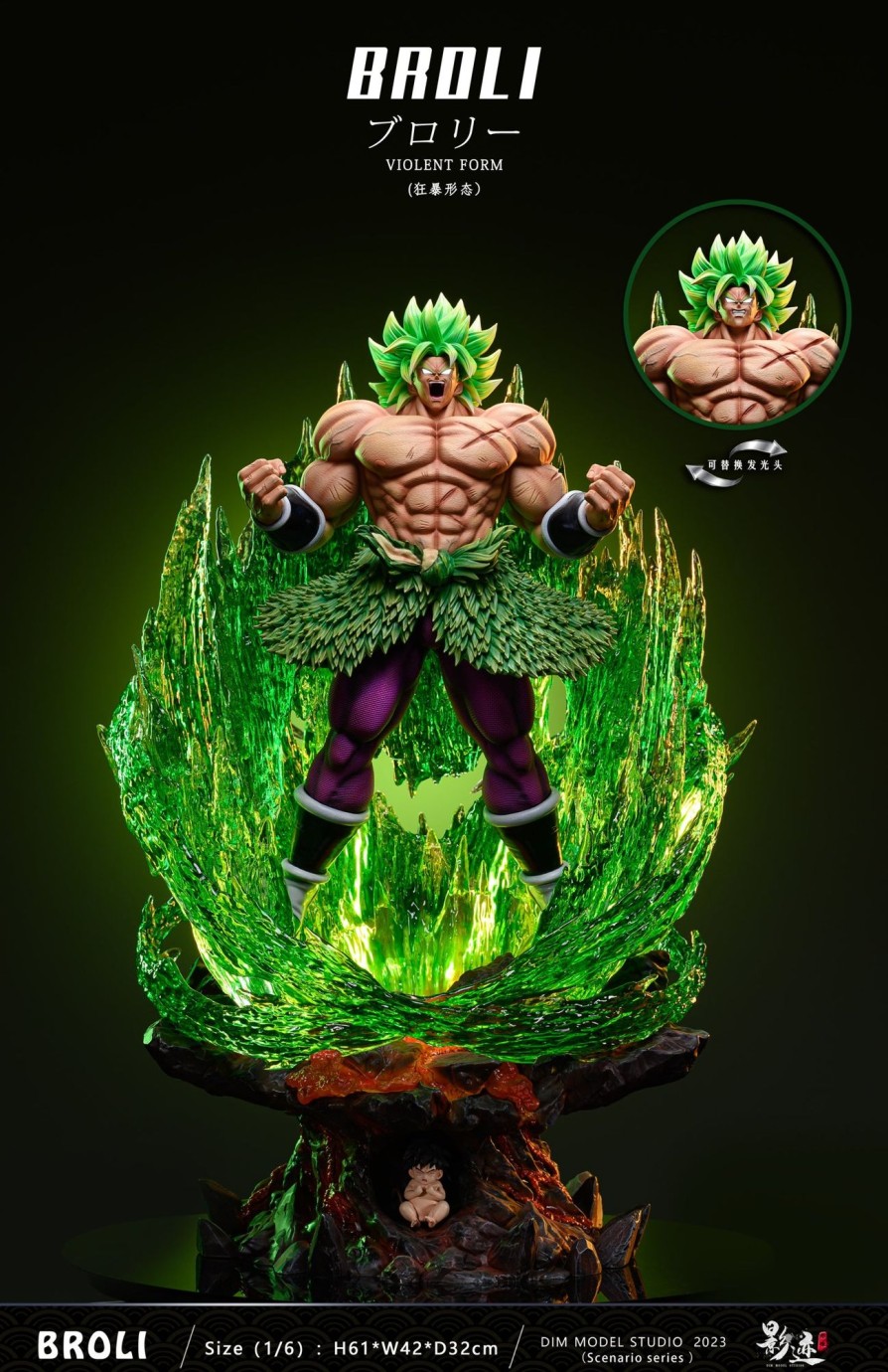 Statues/Figures DIM MODEL STUDIO Dragon Ball | Dim Model Studio Dragon Ball Super: Max Scene Series, Violent Form B