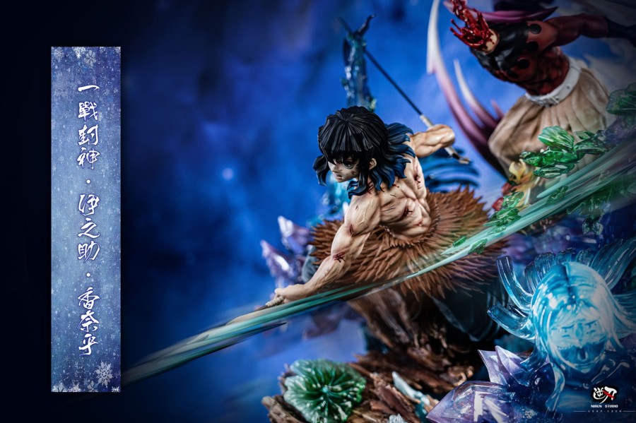 Statues/Figures NIREN STUDIO Demon Slayer | Niren Studio Demon Slayer: Battle Of The Gods Series 3. Inosuke'S Fi