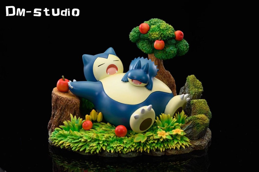 Statues/Figures DM STUDIO Pokemon | Dm Studio Pokemon: Sleeping Combination Series 10. Snorlax Family [I