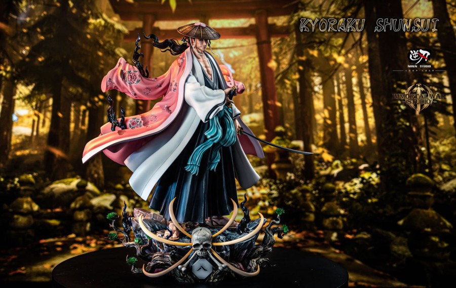 Statues/Figures NIREN x I.W STUDIO Bleach | Niren X I.W Studio Bleach: Tybw Gotei 13 Series 2. Shunsui Kyoraku [