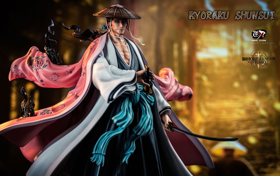 Statues/Figures NIREN x I.W STUDIO Bleach | Niren X I.W Studio Bleach: Tybw Gotei 13 Series 2. Shunsui Kyoraku [