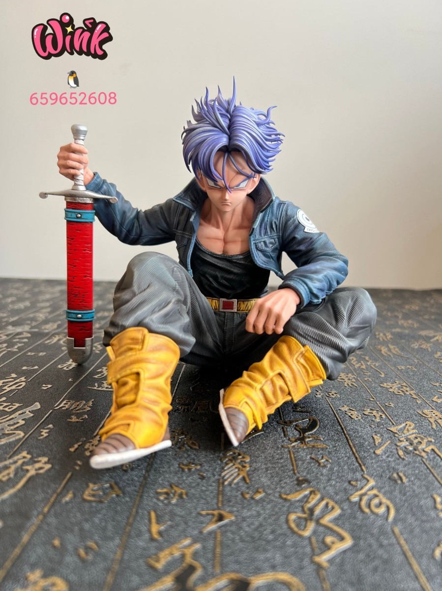 Statues/Figures WINK STUDIO Dragon Ball | Wink Studio Dragon Ball Z: Sitting Series 2. Trunks [Sold Out]