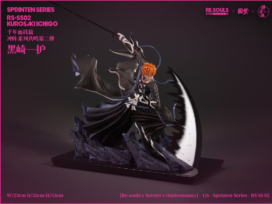 Statues/Figures RE.SOULS STUDIO Bleach | Re.Souls Studio Bleach: Sprinten Series 2. Ichigo Kurosaki [In Stock